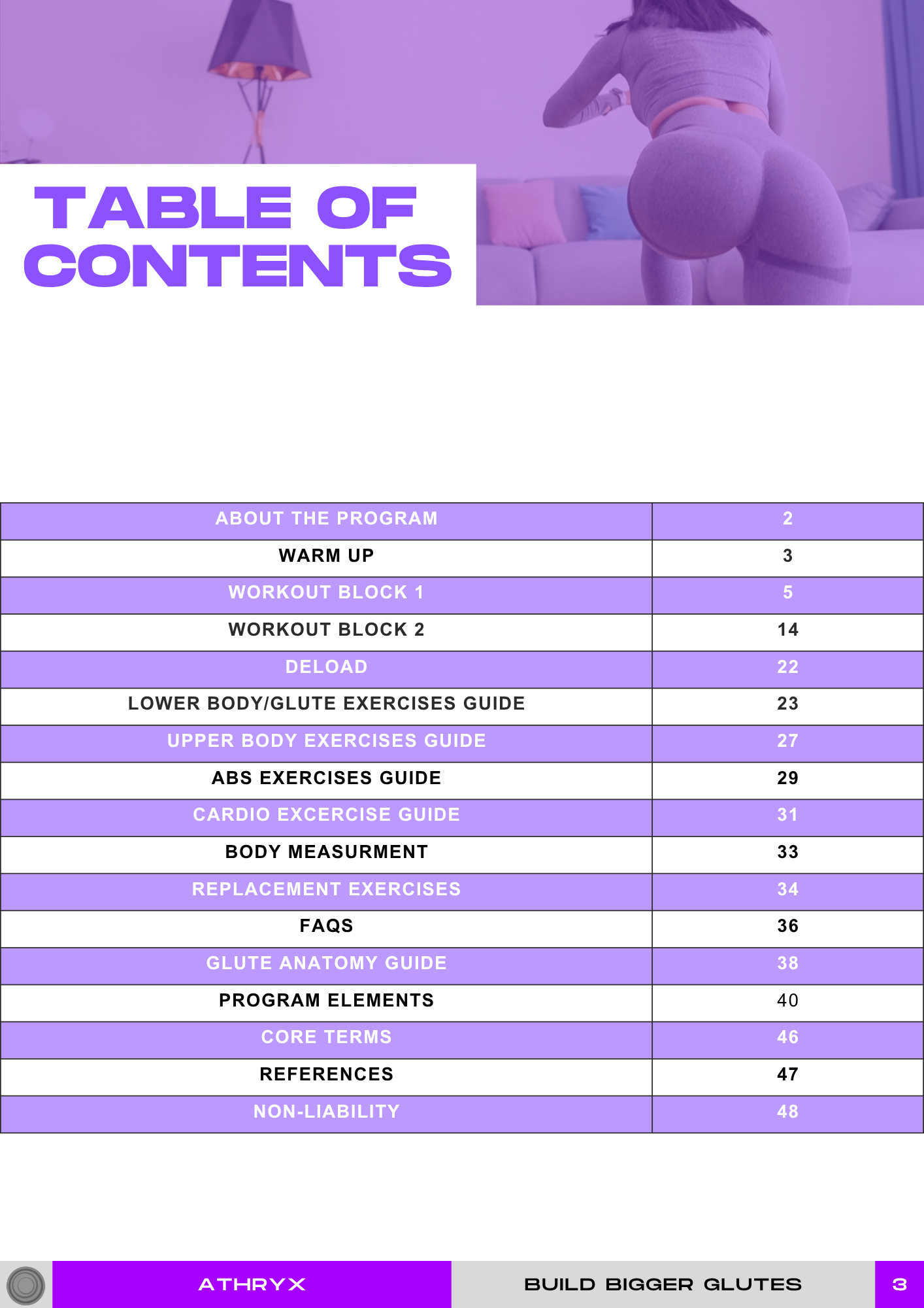 Glutes Growth Program – Build Strength & Shape