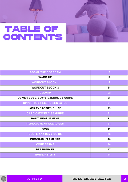 Glutes Growth Program – Build Strength & Shape