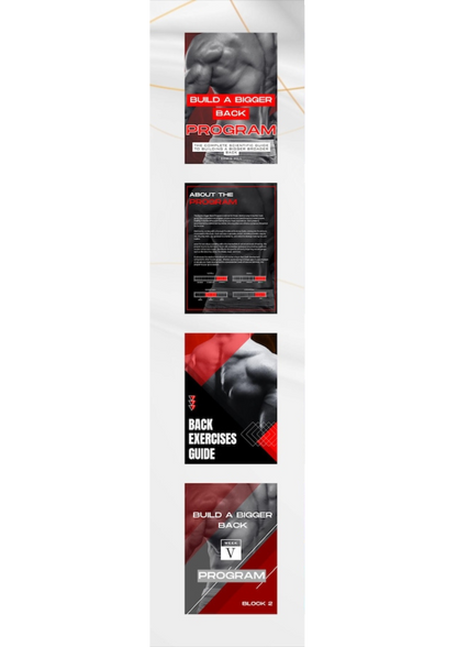 Bigger Back Program – Strength & Width