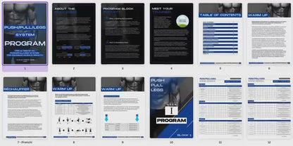 Push Pull Legs Program – Balanced Strength Split