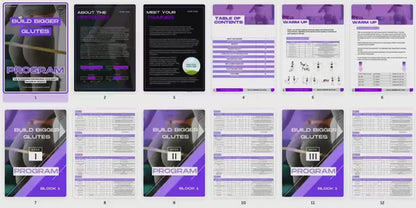 Glutes Growth Program – Build Strength & Shape