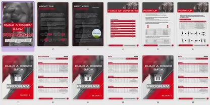 Bigger Back Program – Strength & Width